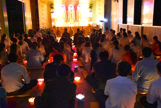 Tịnh xá Ngọc Đạt lần đầu tiên tổ chức lễ vía Phật A Di Đà 
